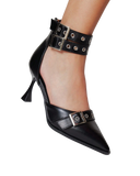 Pilot Buckle Strap Heels