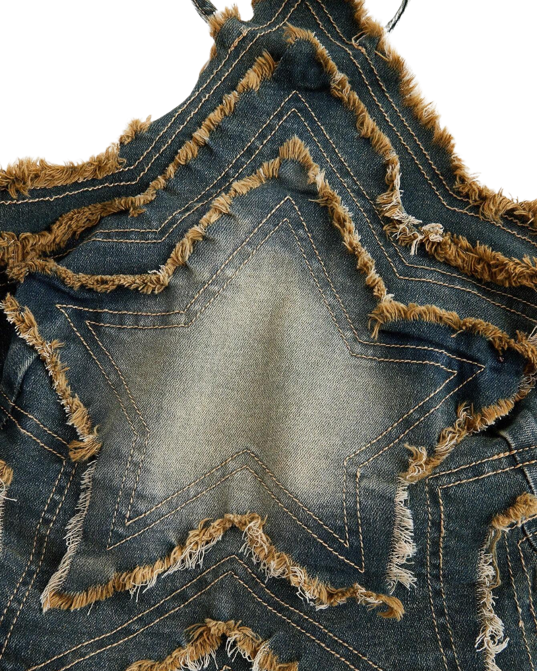 Denim Star Halter Top