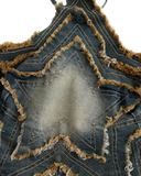 Denim Star Halter Top