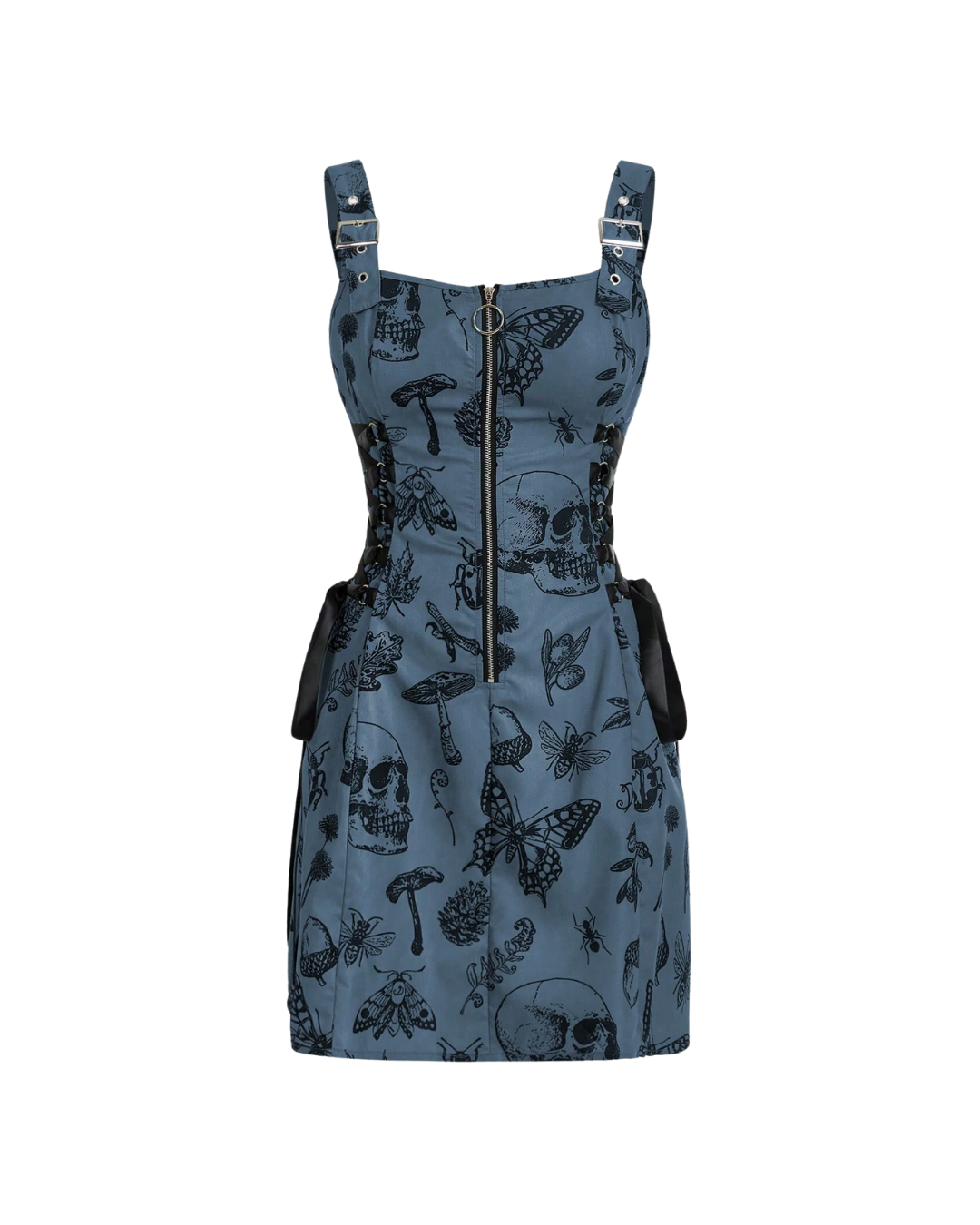 Skull print dress