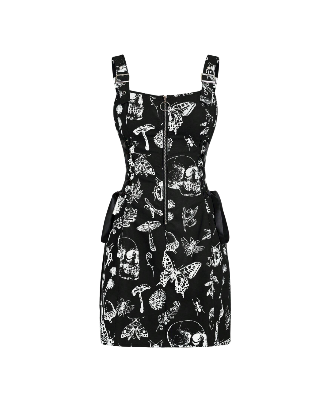 Skull print dress