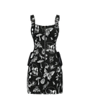 Skull print dress