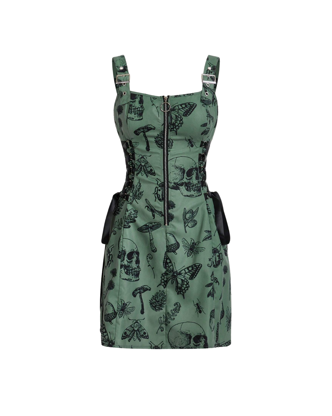 Skull print dress