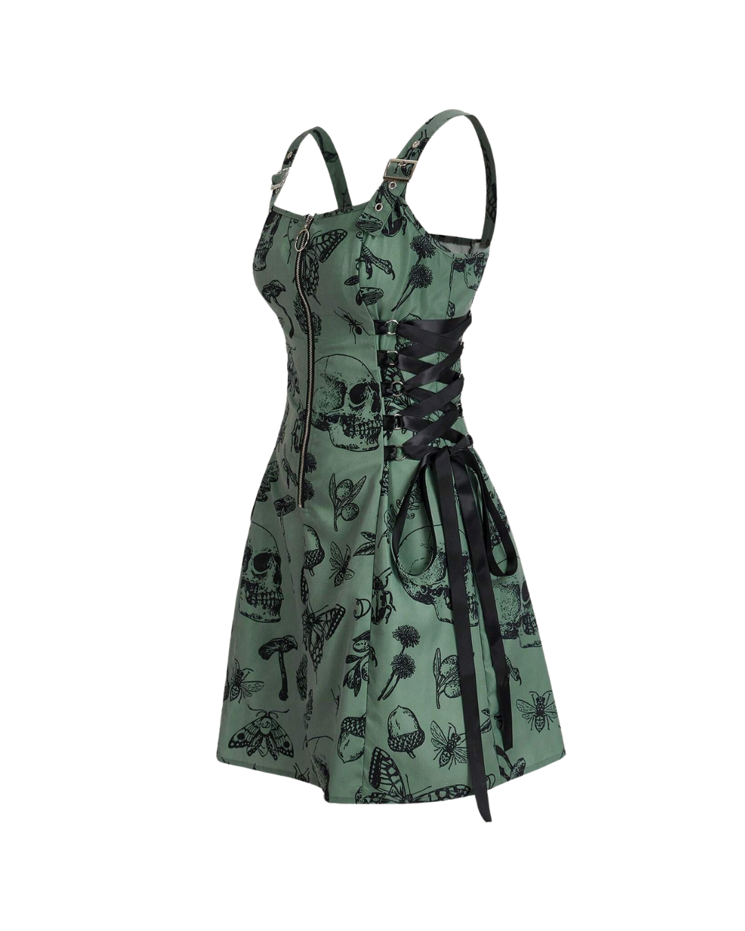 Skull print dress