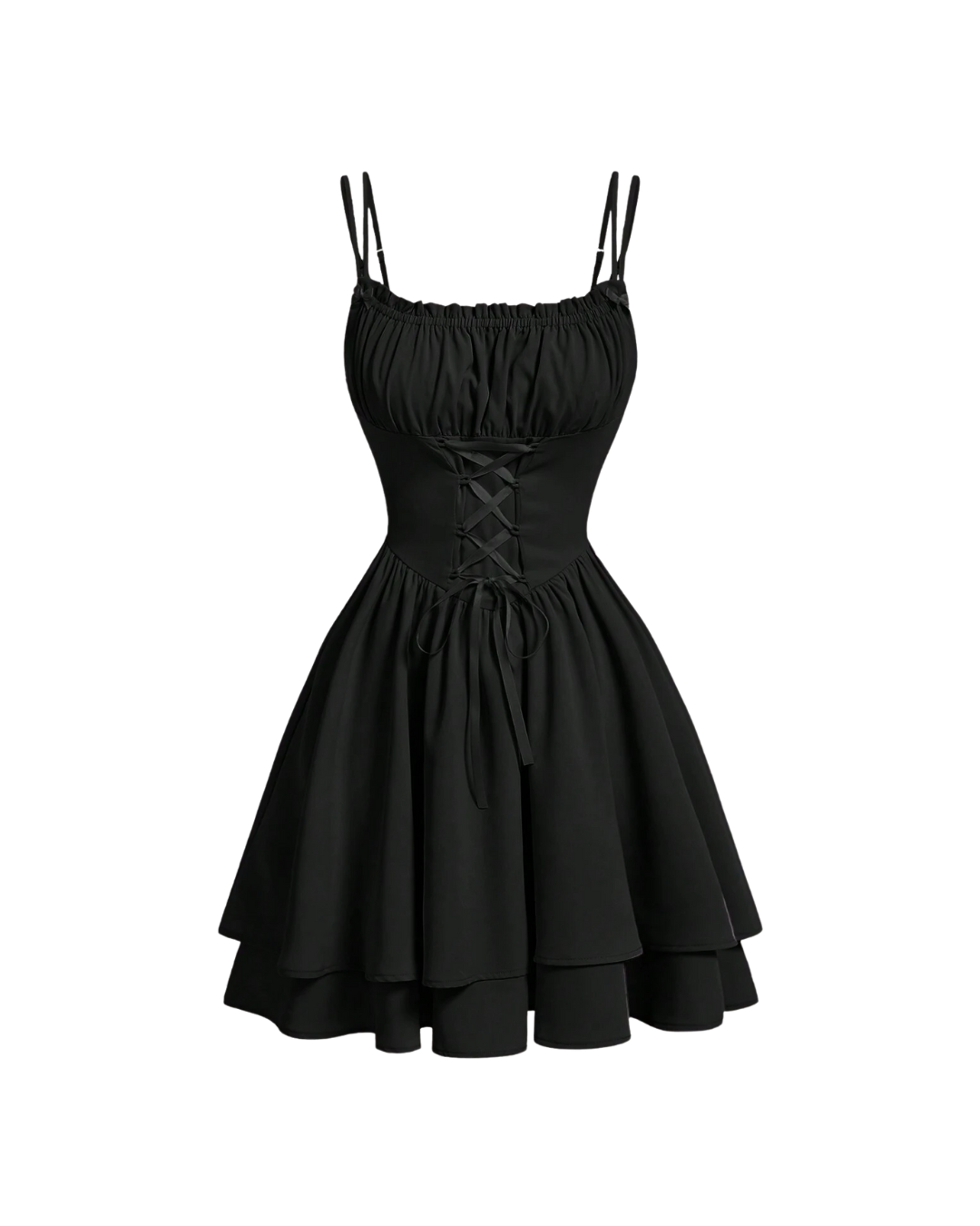 Lace Up Dress