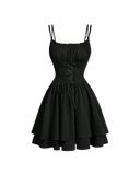 Lace Up Dress