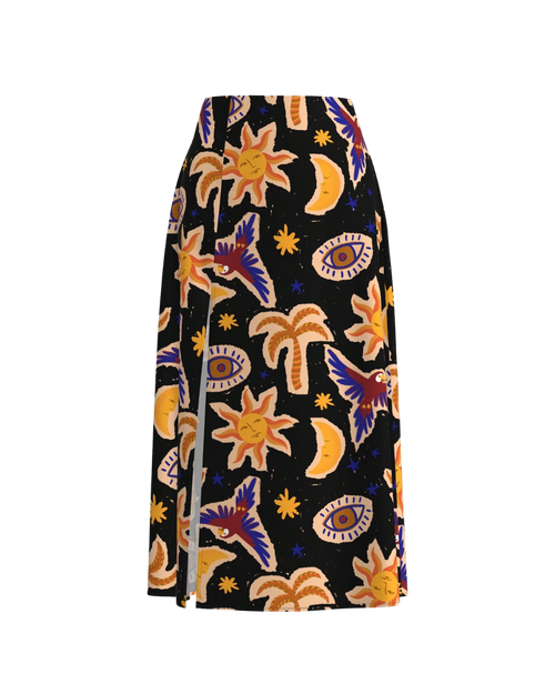 Jupe midi Mystic Sun &amp; Moon