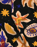 Mystic Sun & Moon Midi Skirt