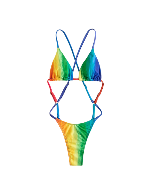 Maillot de bain une pièce coupé