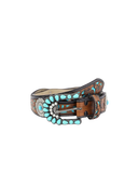 Western Turquoise Concho Belt