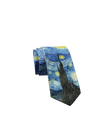 Cravate imprimée peinture