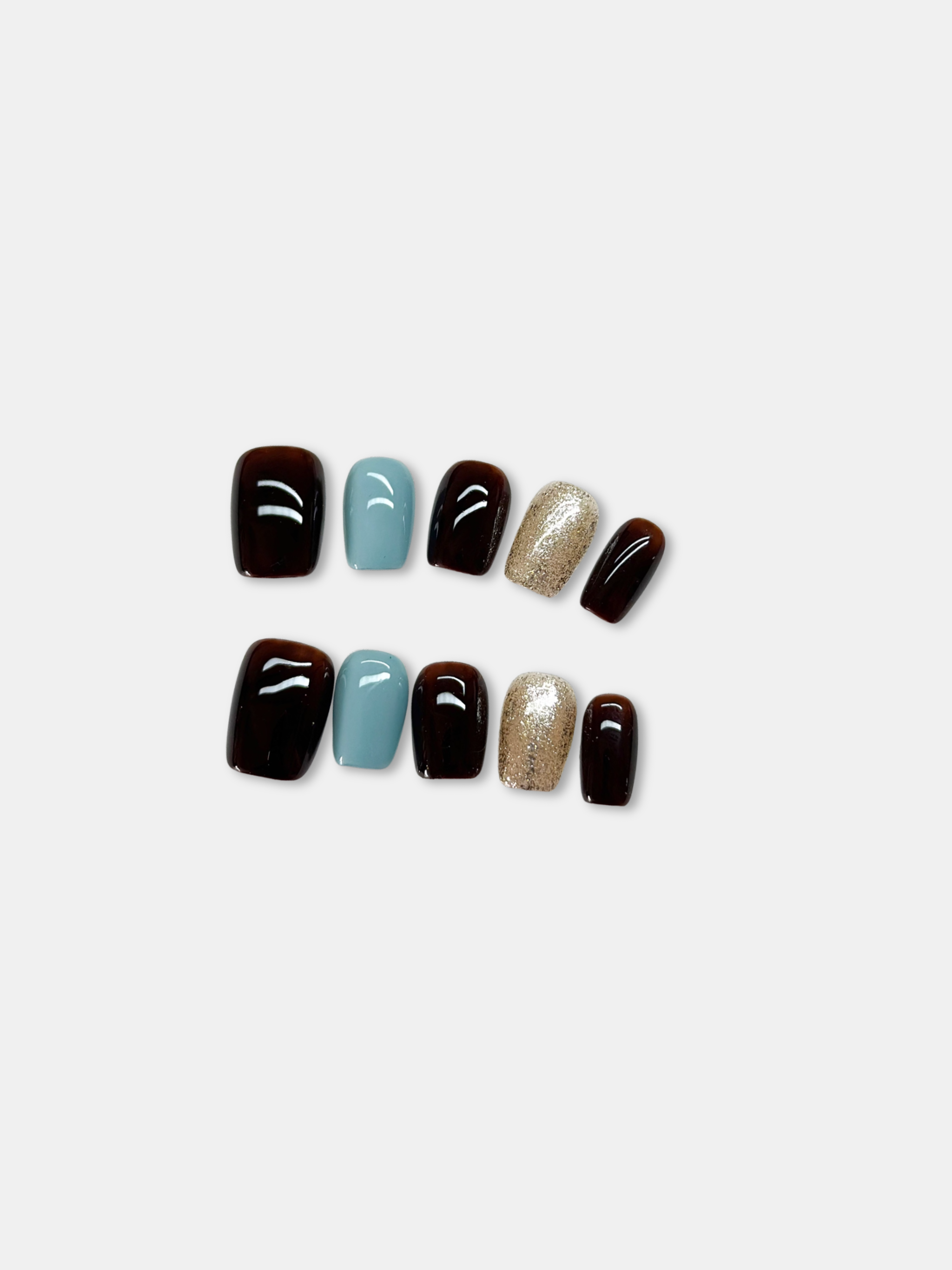 Glossy Nude Press-On Nails
