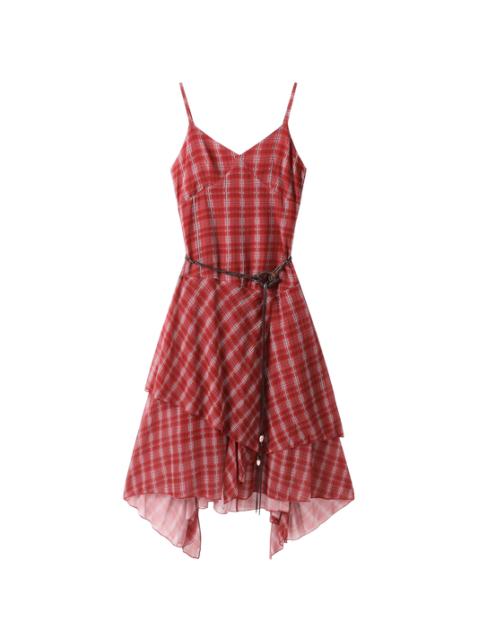 Cowgirl Red Check Dress