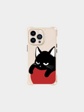 Coque iPhone Chat Hypnotique