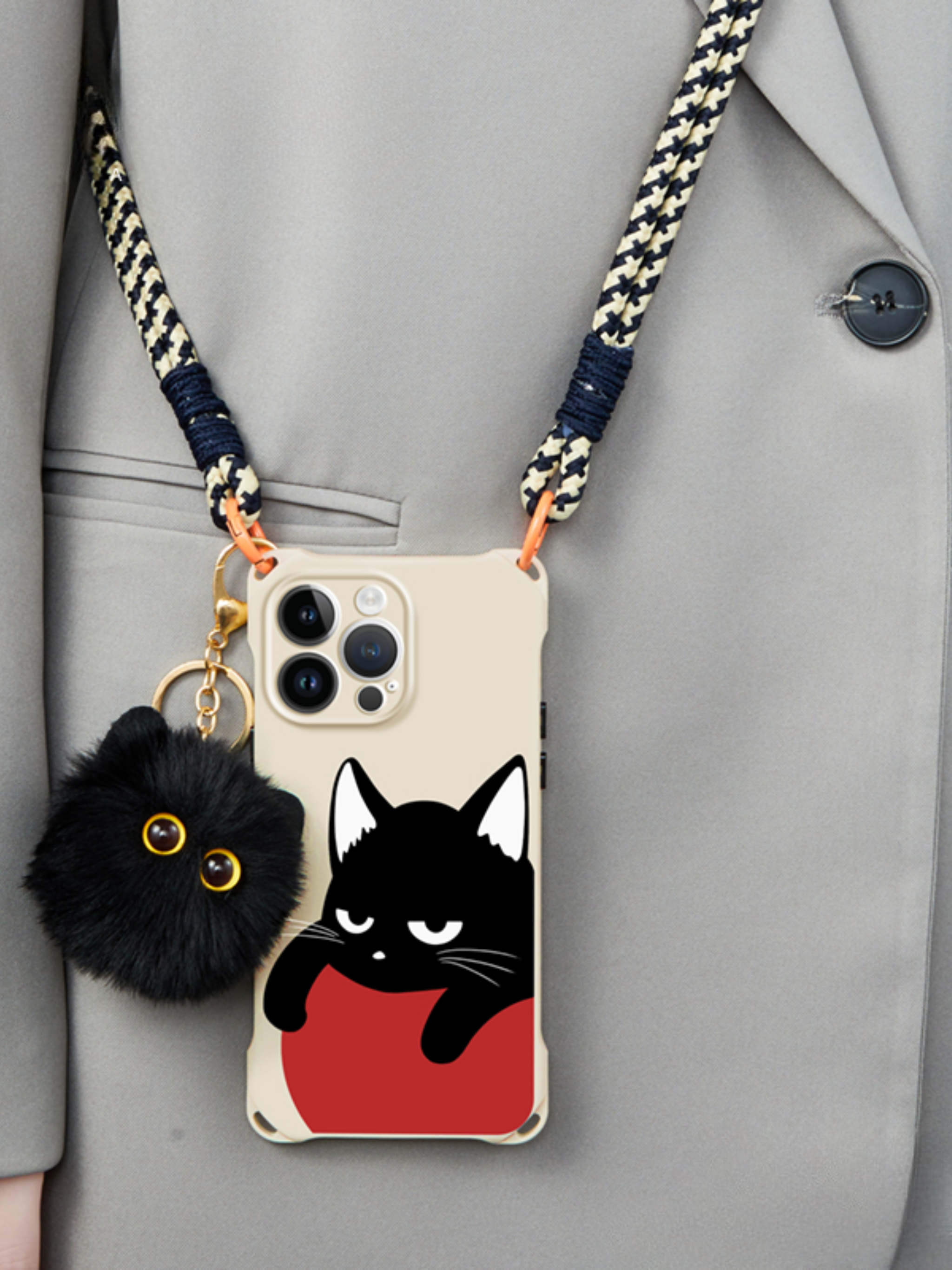 Coque iPhone Chat Hypnotique