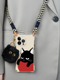Coque iPhone Chat Hypnotique
