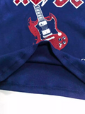 AC/DC Lace Trim Tank Top