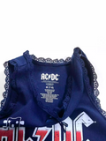 AC/DC Lace Trim Tank Top
