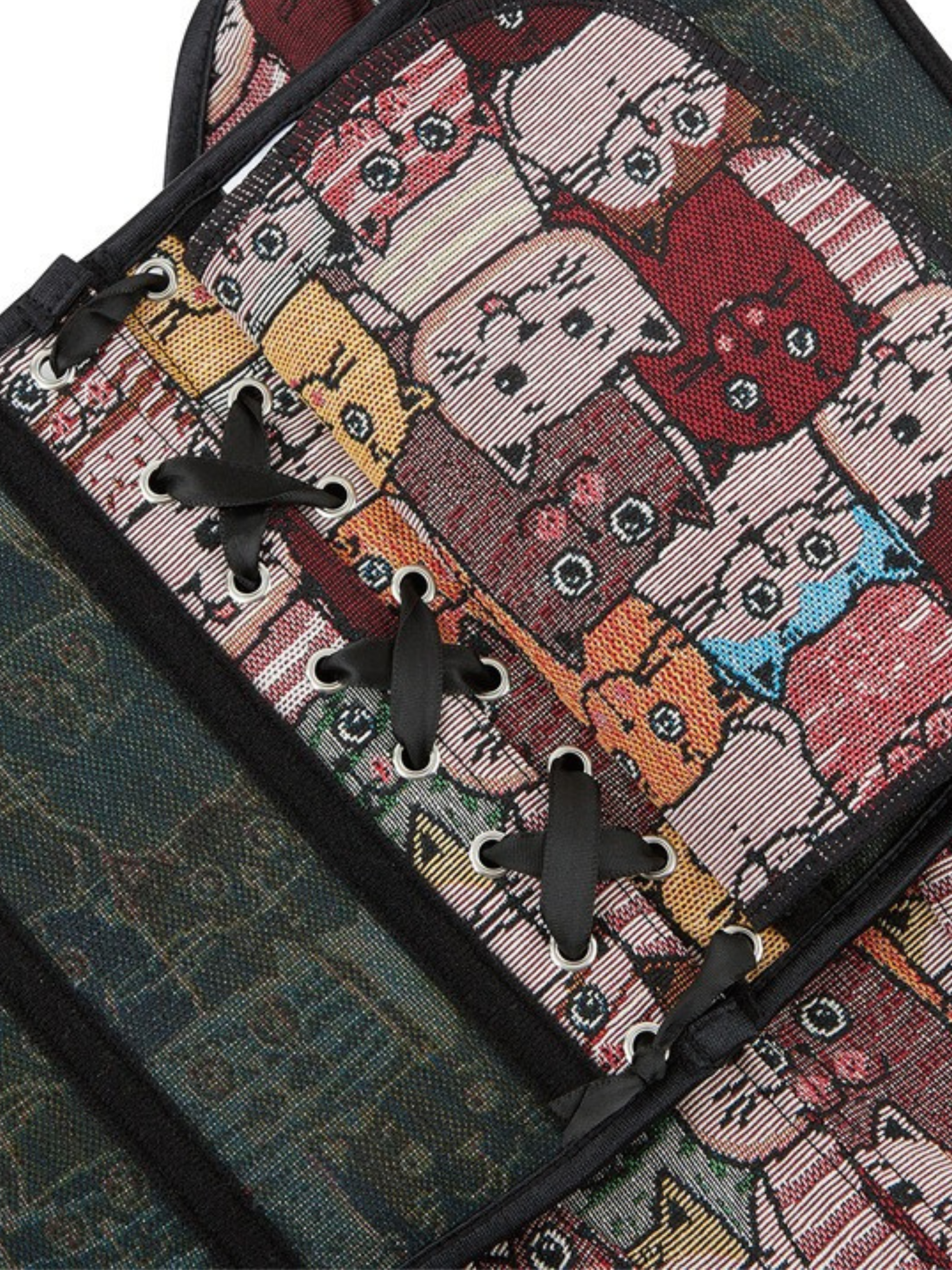 Cat Lace-Up Corset