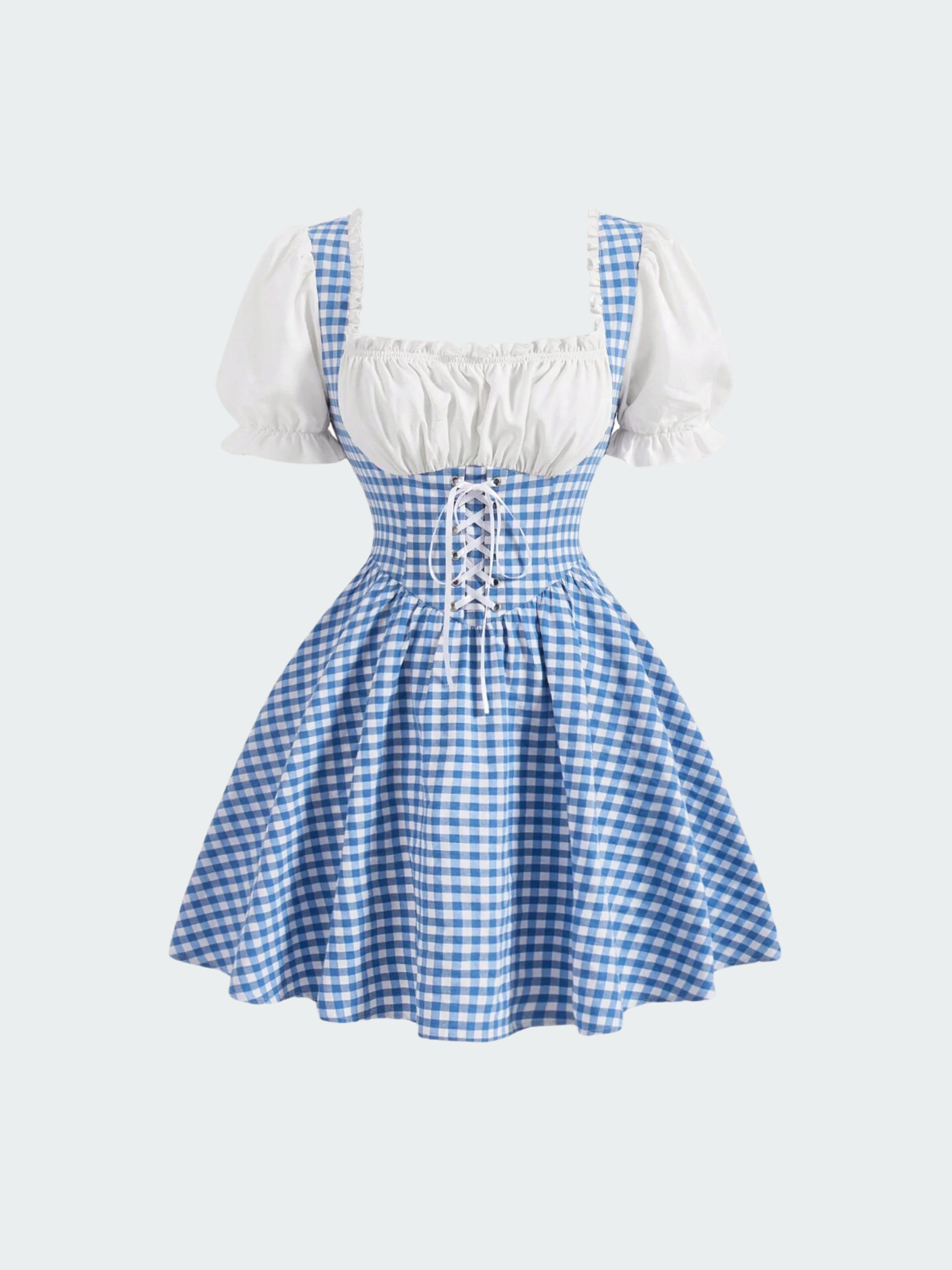Puff Sleeve Corset Dress