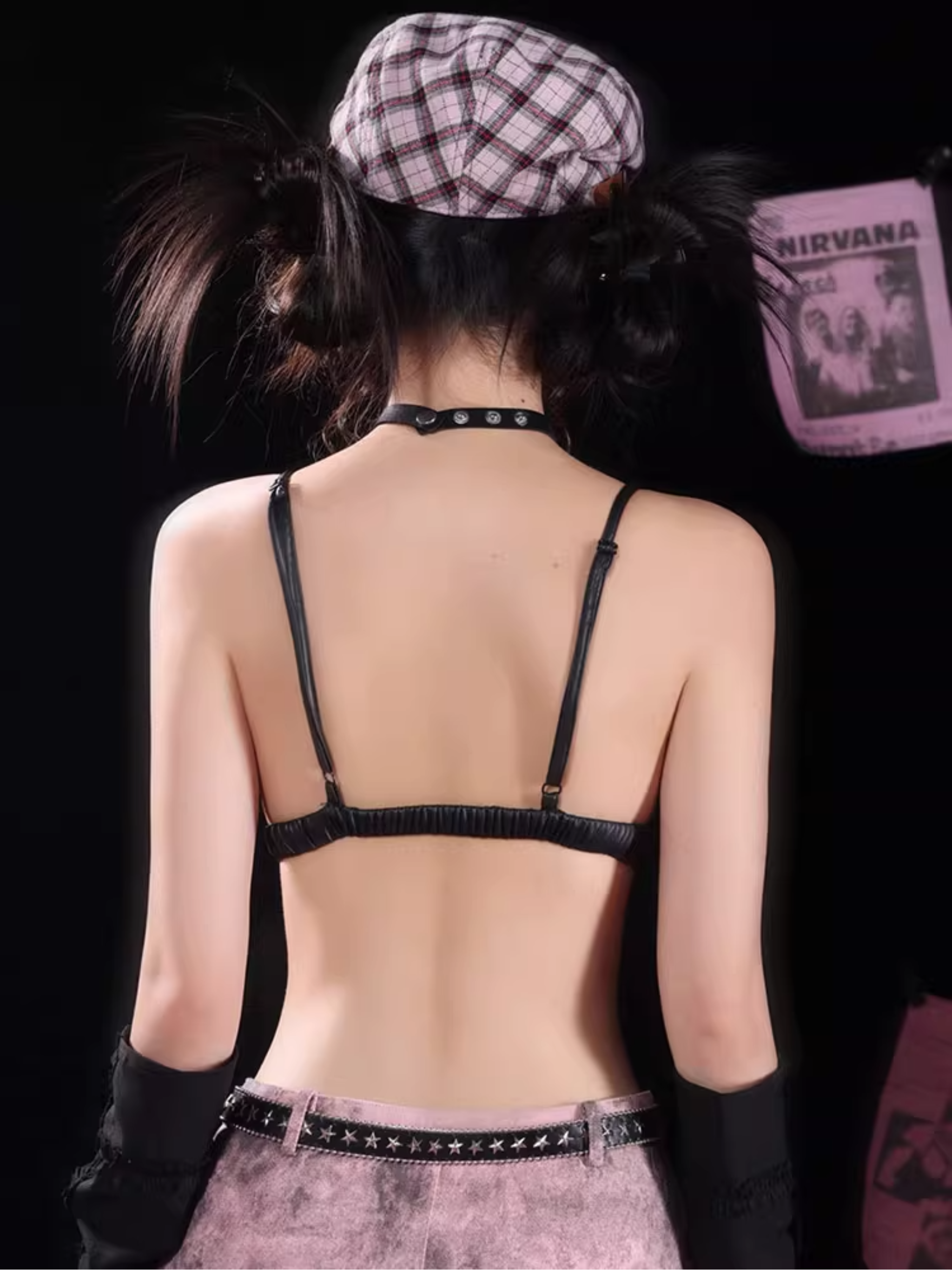 Lace-Up Bralette Top