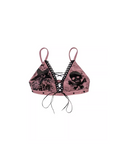 Lace-Up Bralette Top