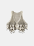 Bohemian crochet vest