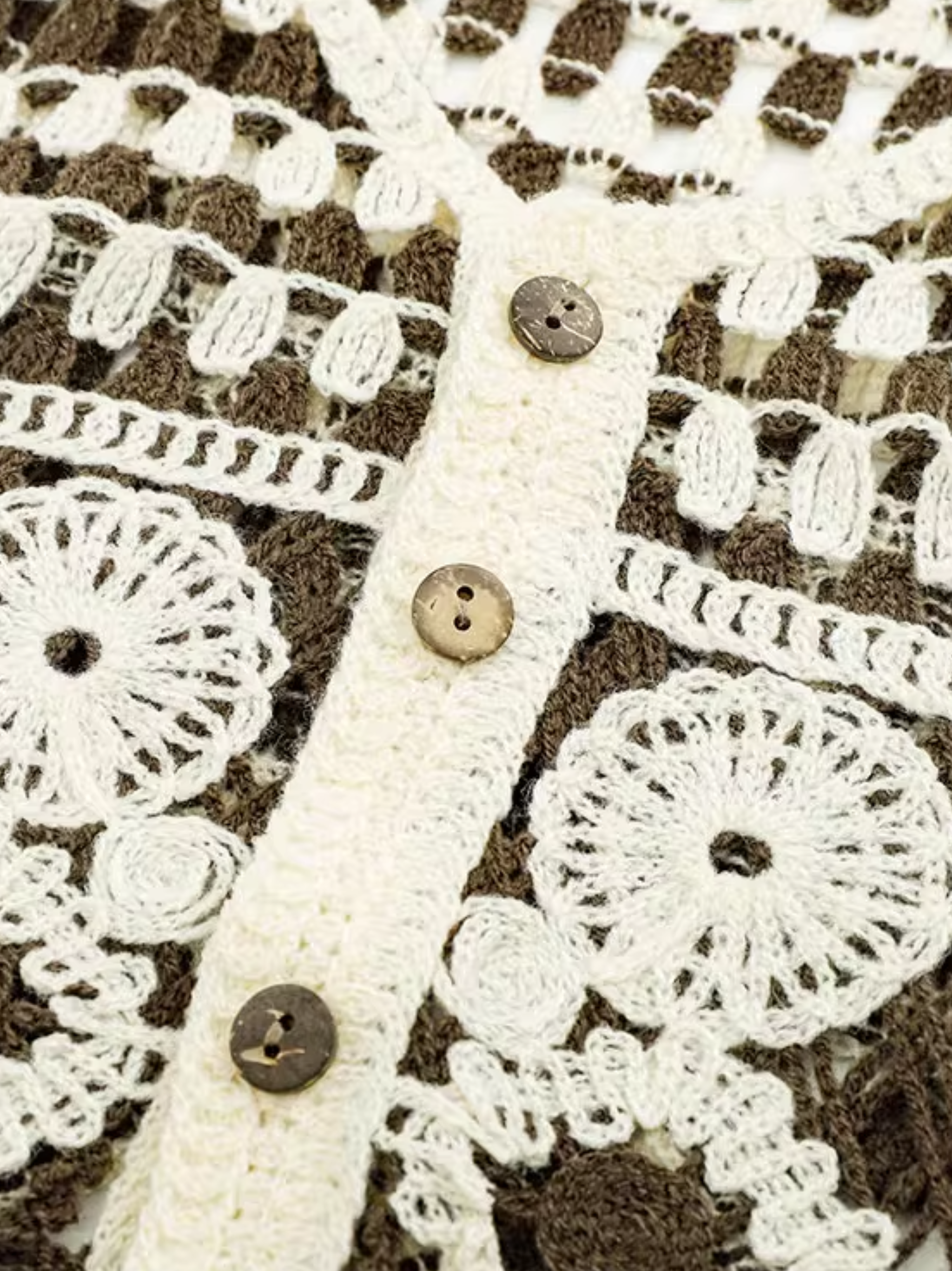 Bohemian crochet vest