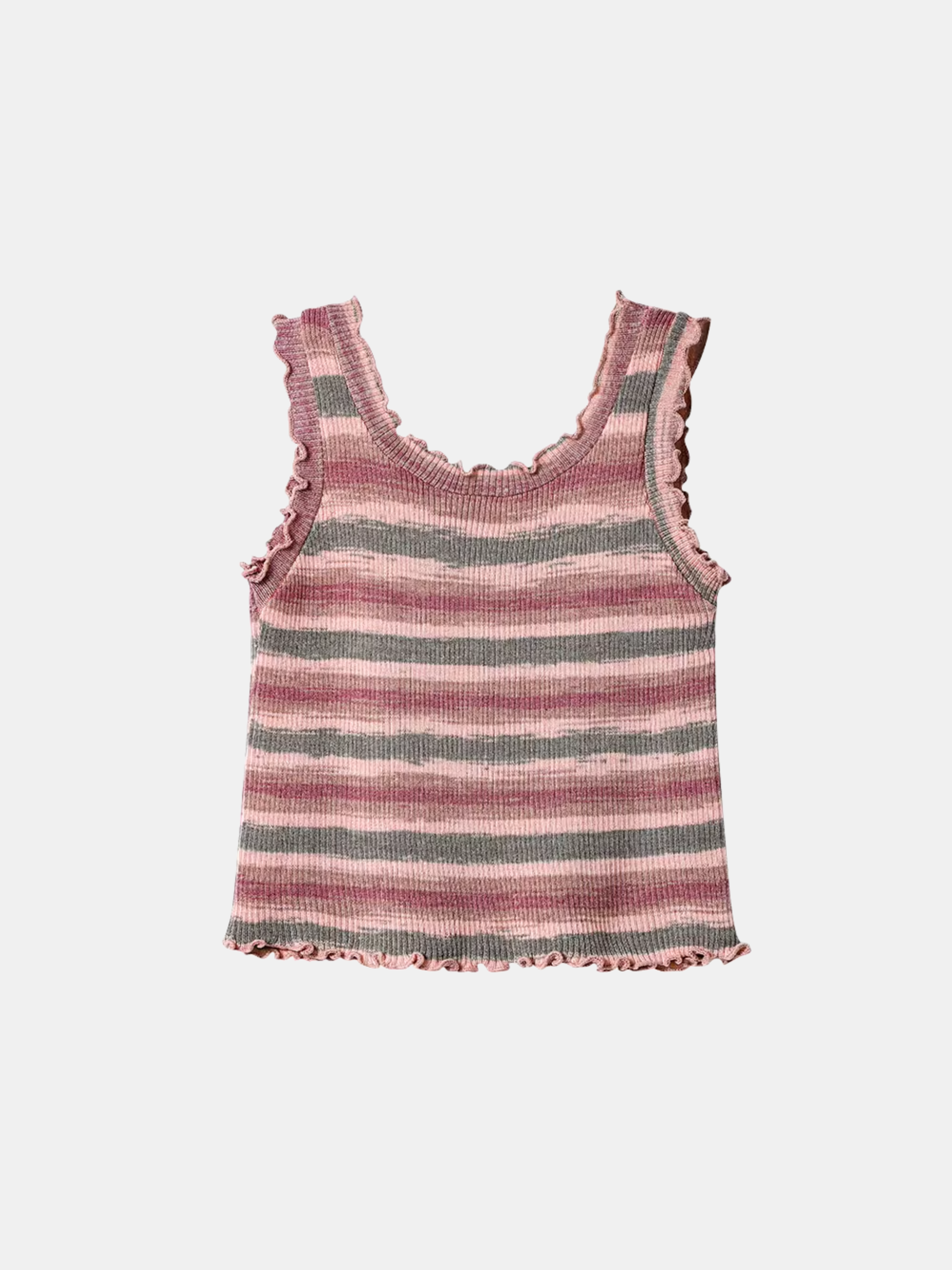 Striped Knit Tank Top