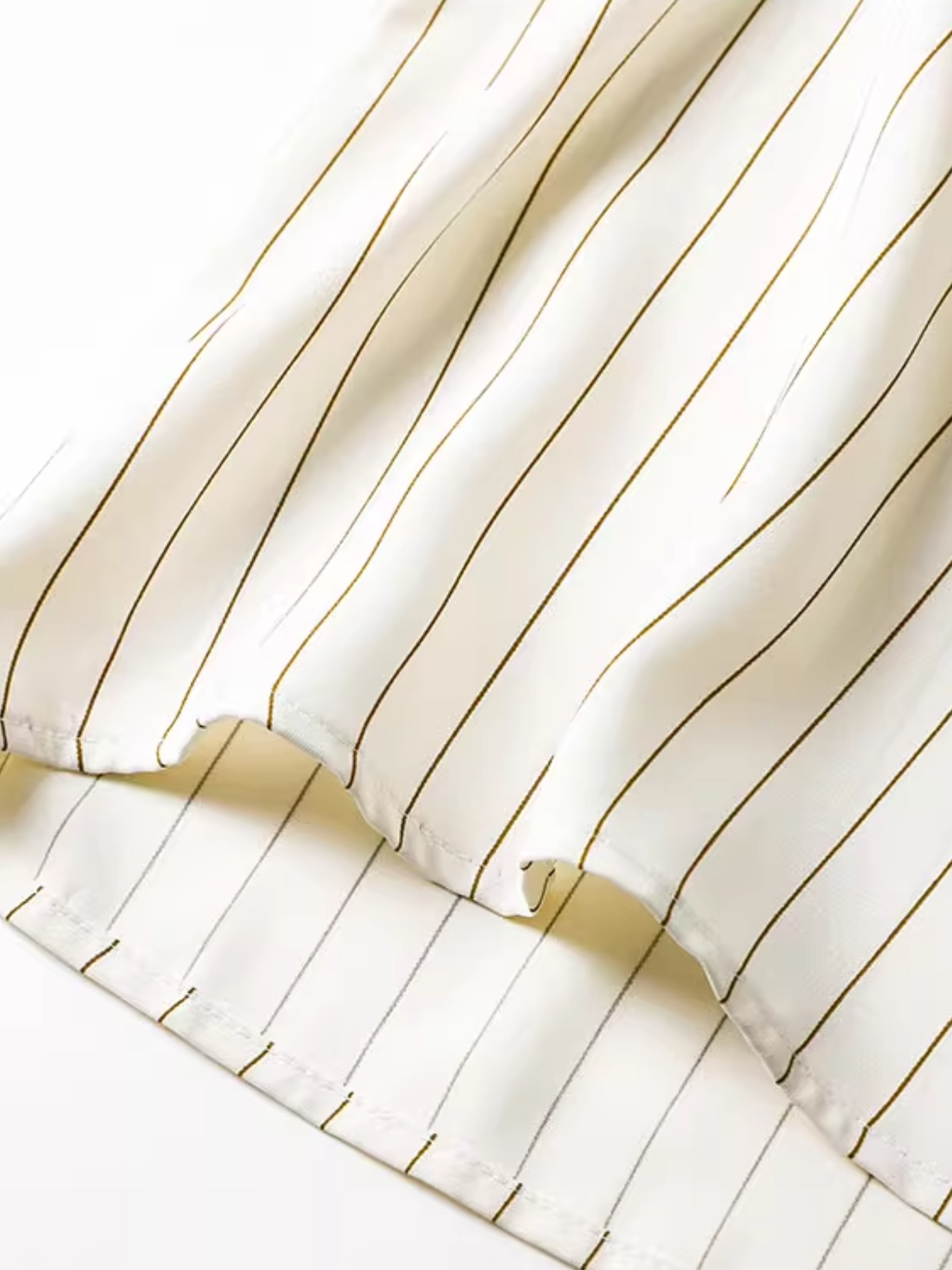 Scarf Striped Blouse