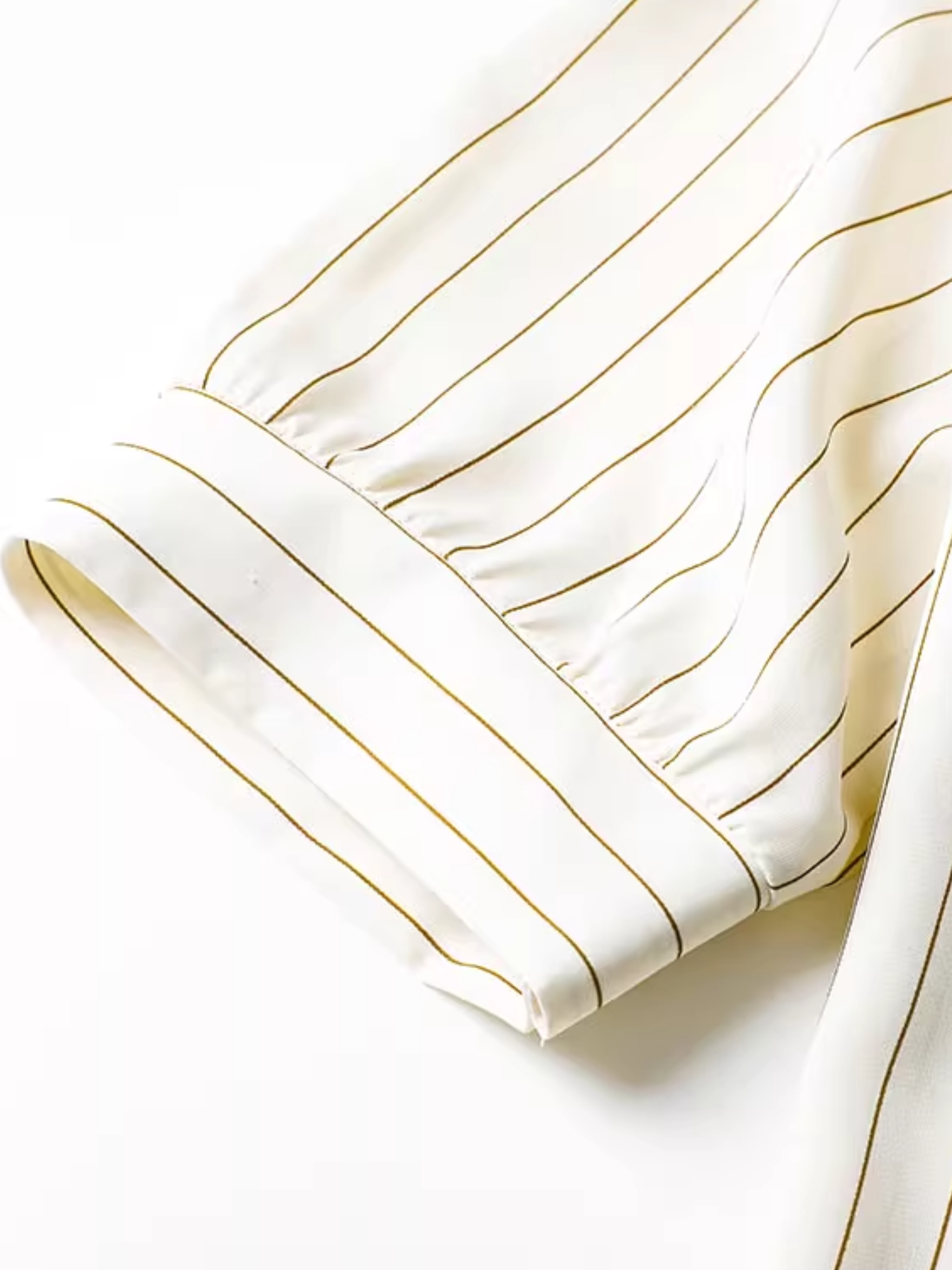 Scarf Striped Blouse