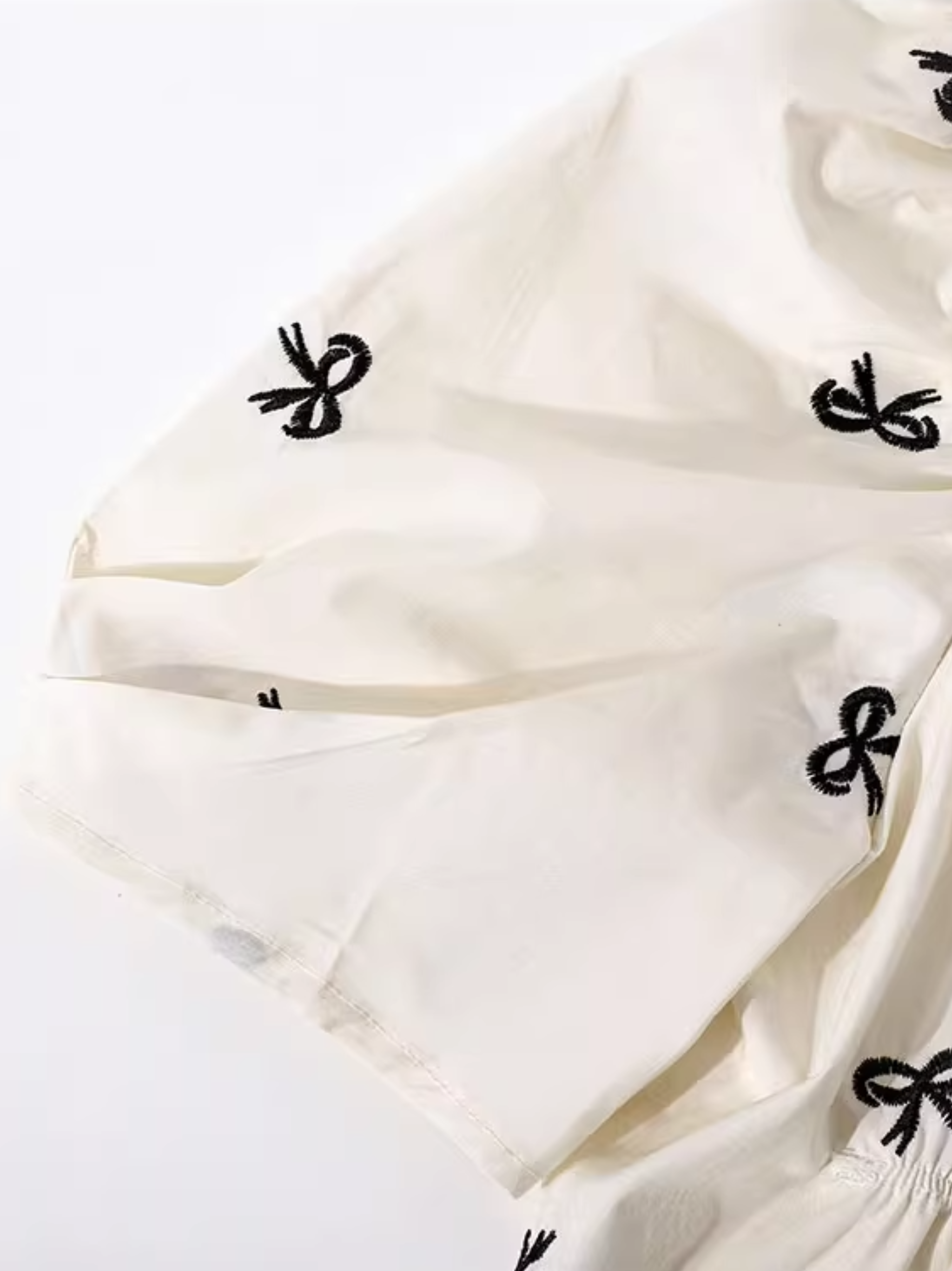 Bow Puff Sleeve Blouse