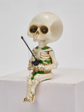 Skeleton Fisherman Figurine