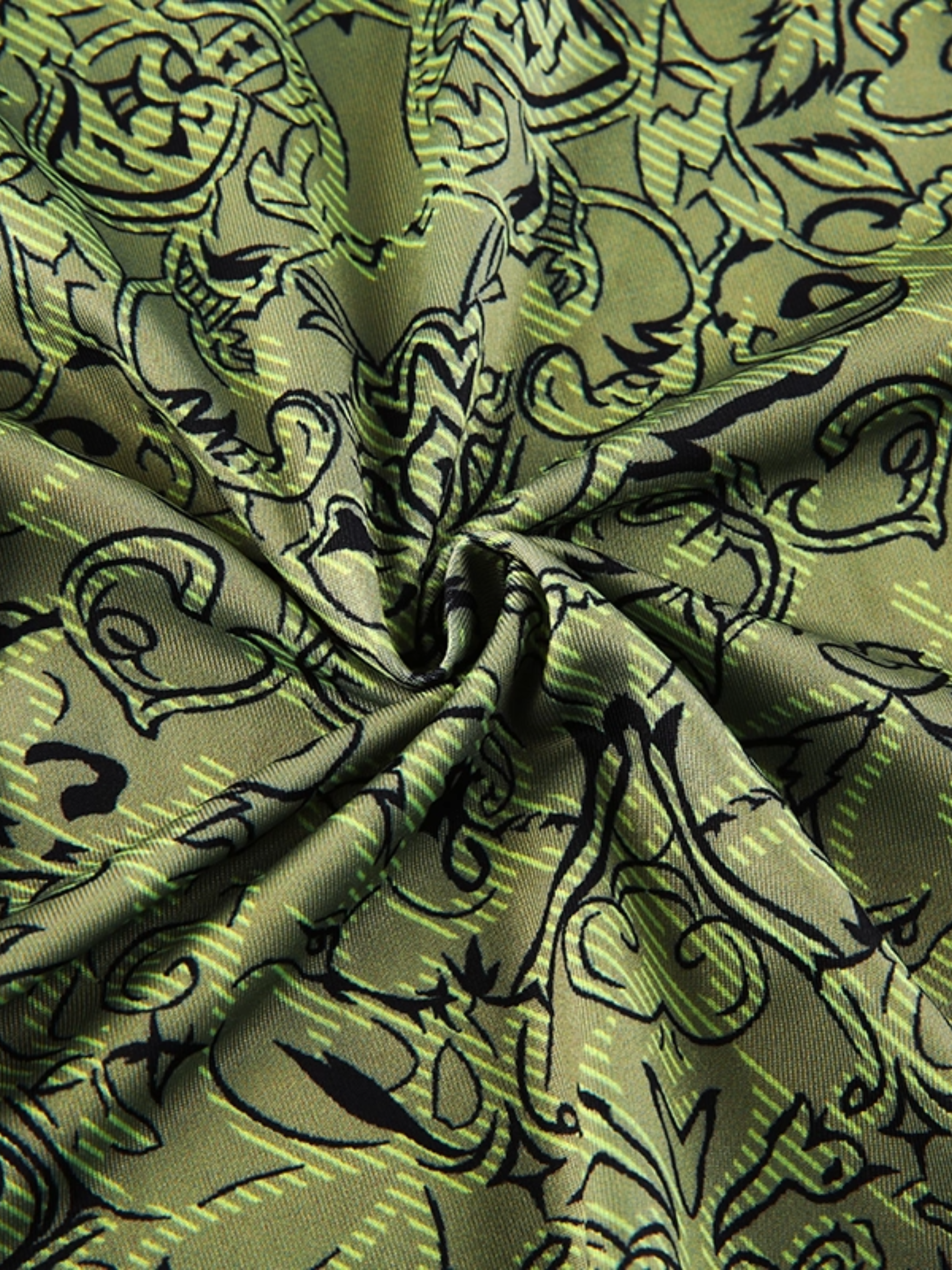 Green Vintage Maxi Skirt