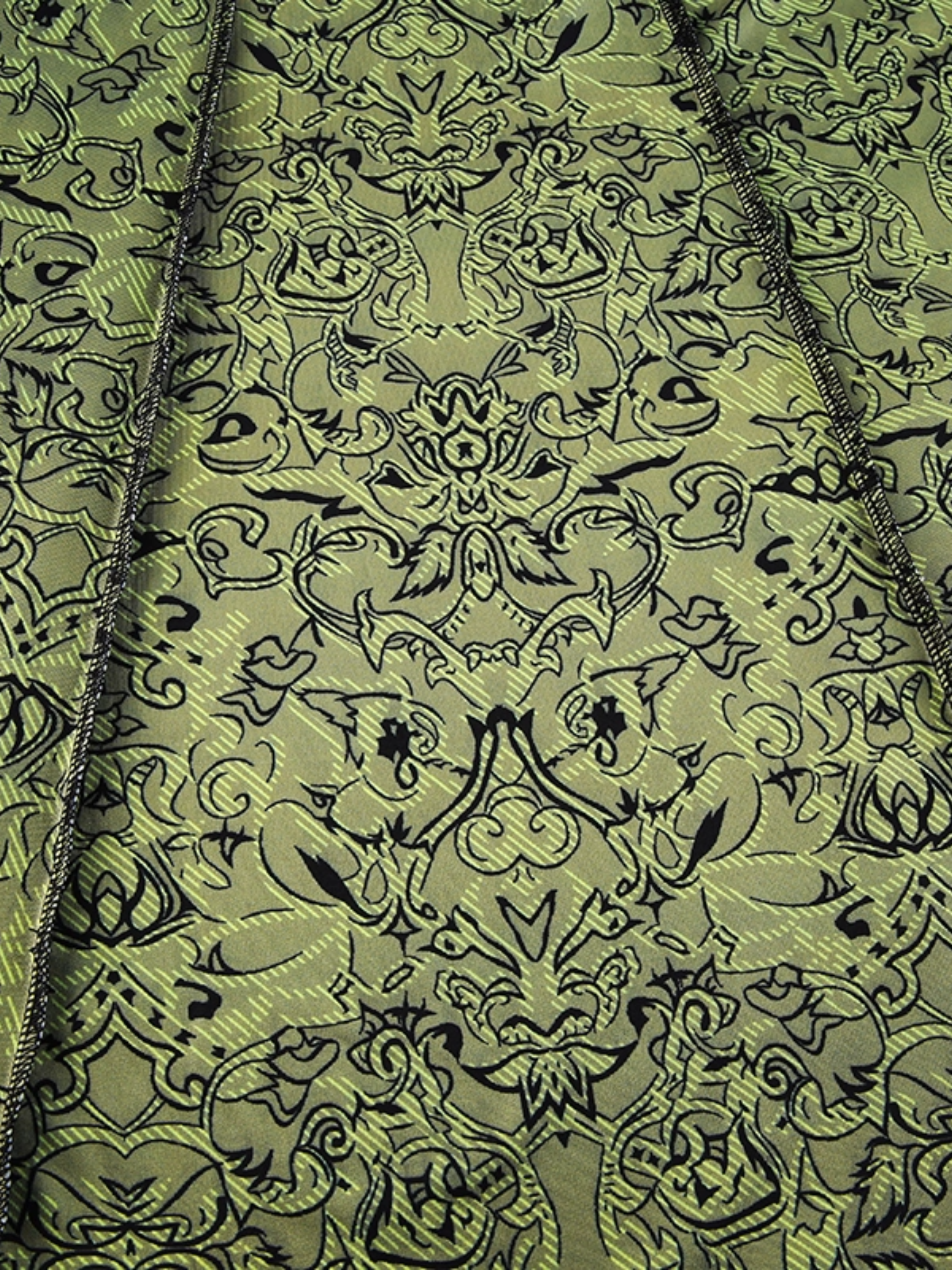 Green Vintage Maxi Skirt