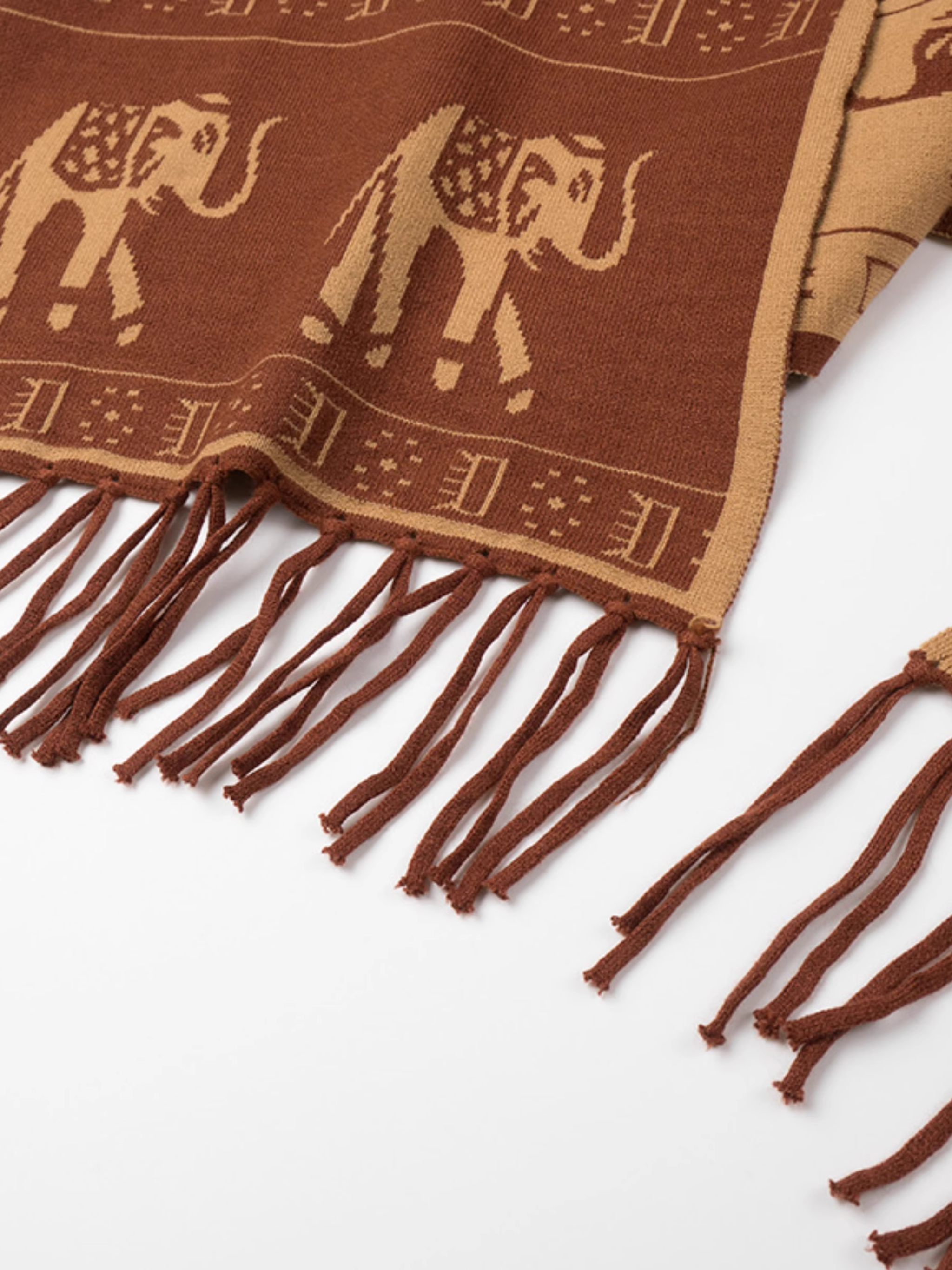Ethnic Fringe Shawl