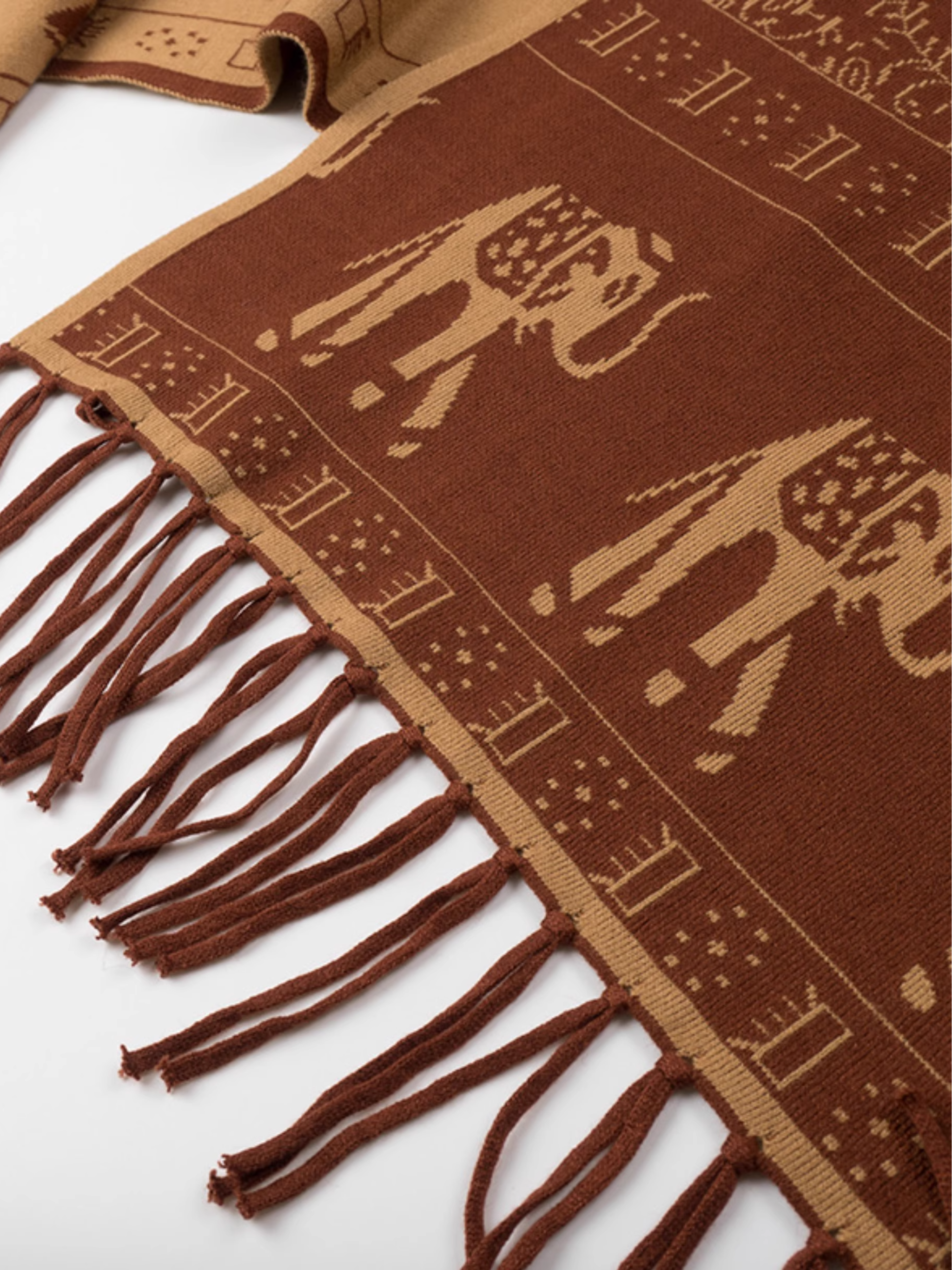 Ethnic Fringe Shawl