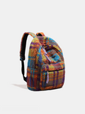 Plaid Sherpa Backpack