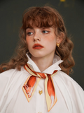 Fox Narrow Silk Scarf