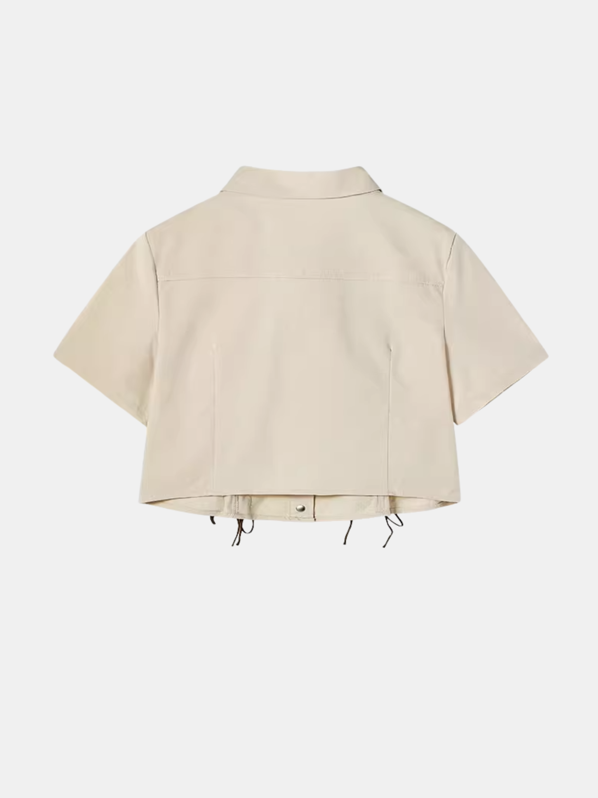 Cropped Utility Shirt