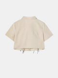 Cropped Utility Shirt