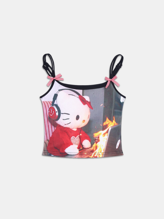 Hello Kitty Meme Top