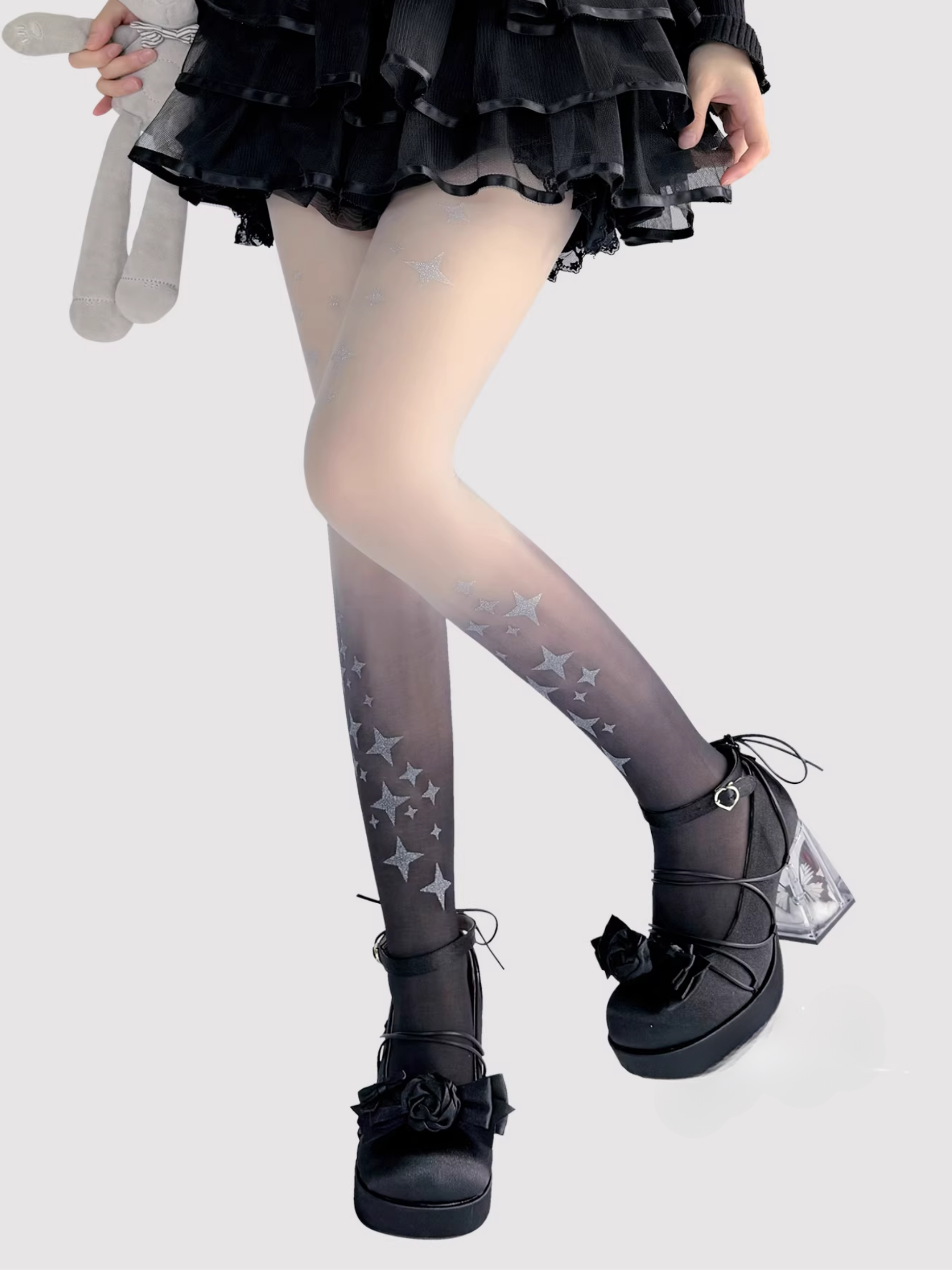 Gradient Star Tights