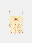 Red Bow & Heart Top