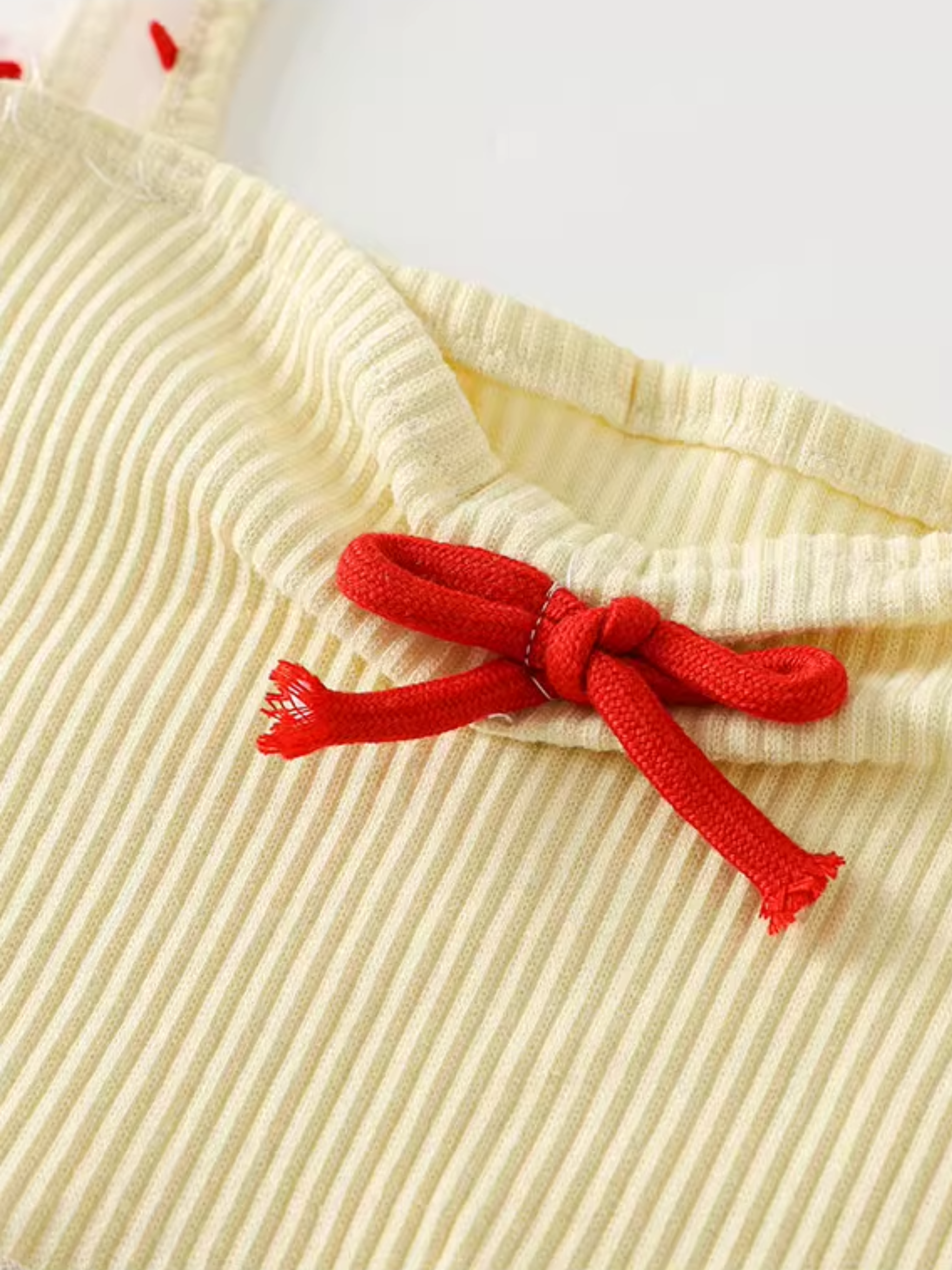 Red Bow & Heart Top