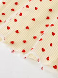 Red Bow & Heart Top