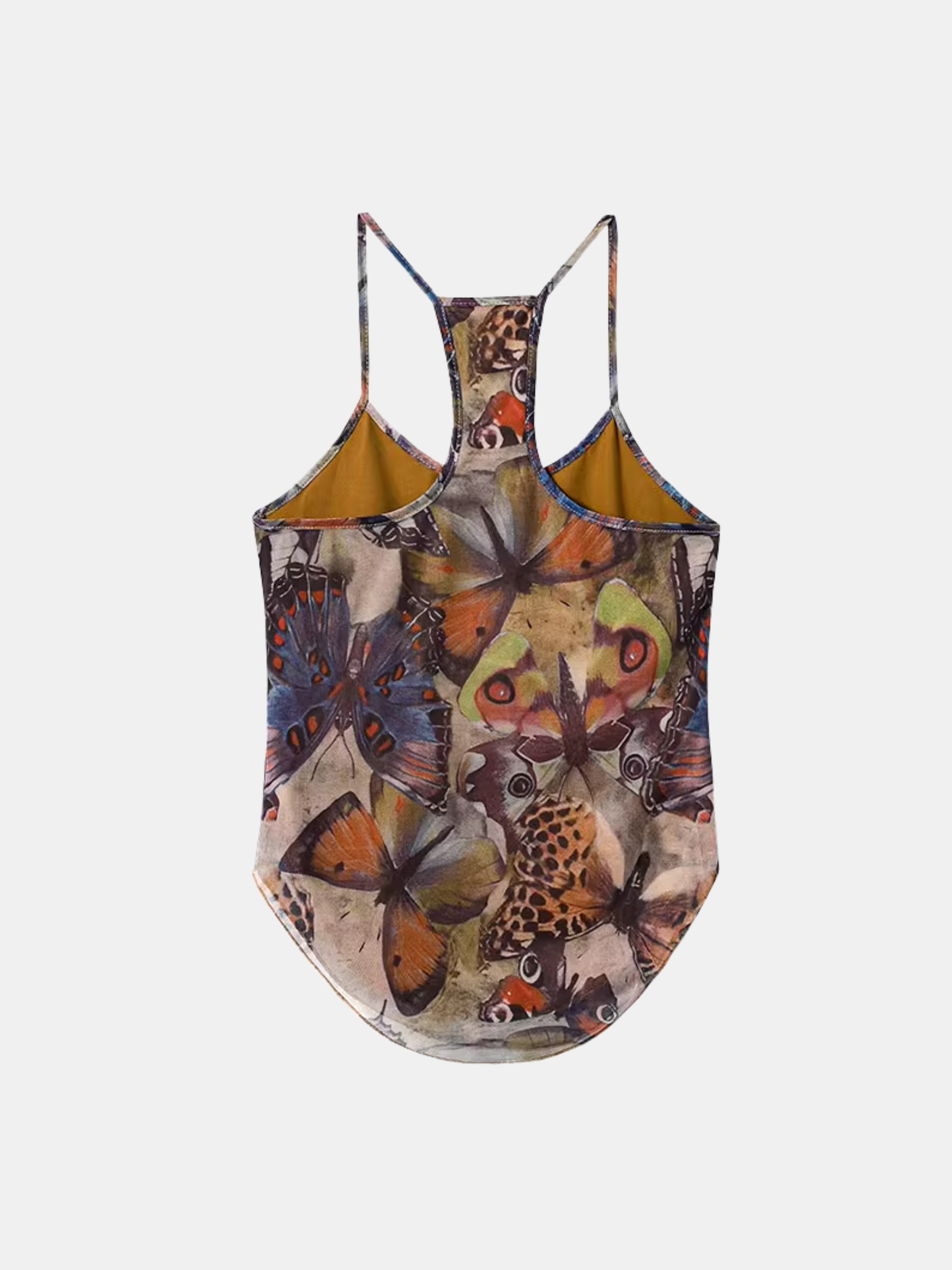 Butterfly Mesh Tank Top