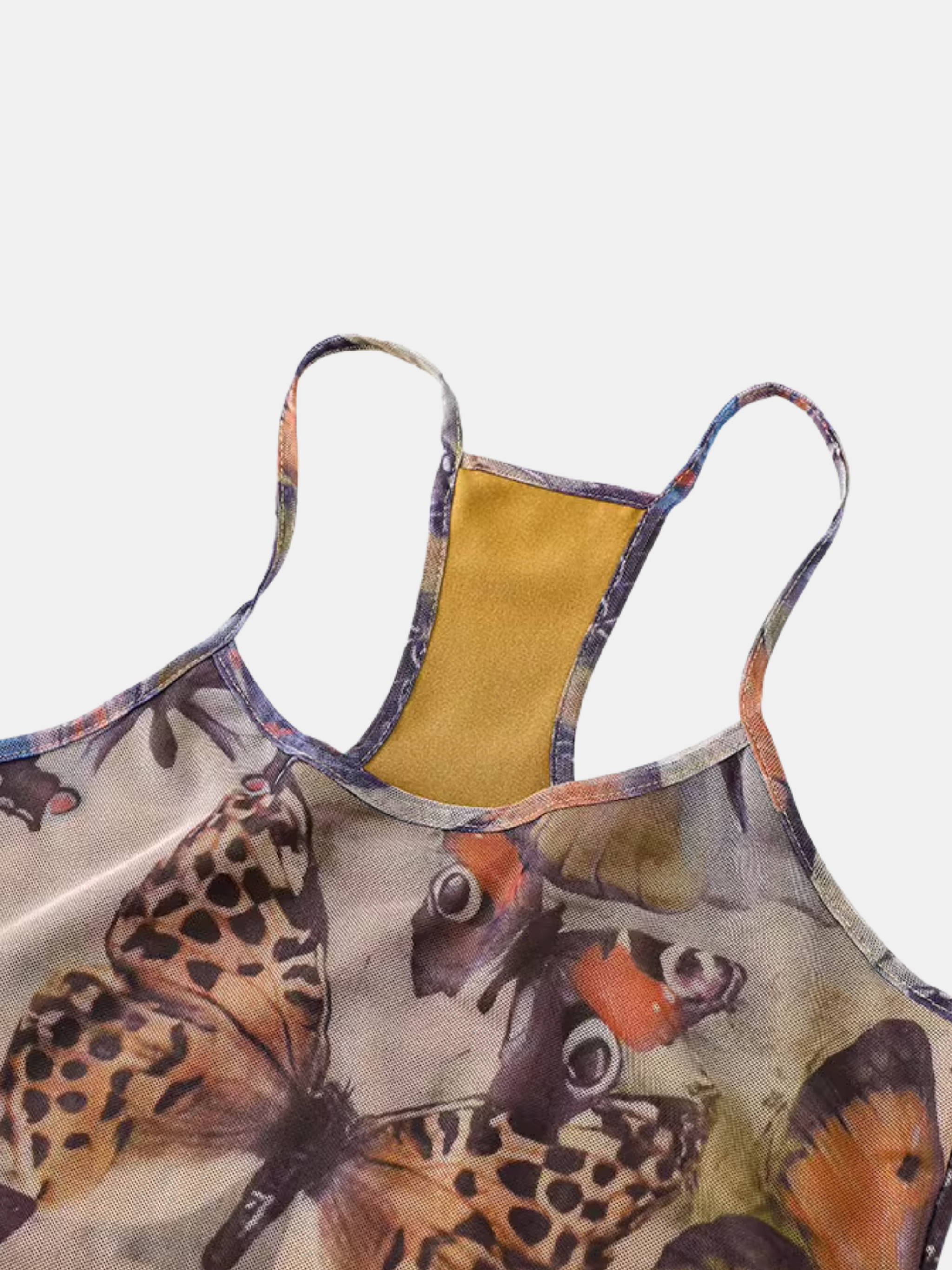 Butterfly Mesh Tank Top