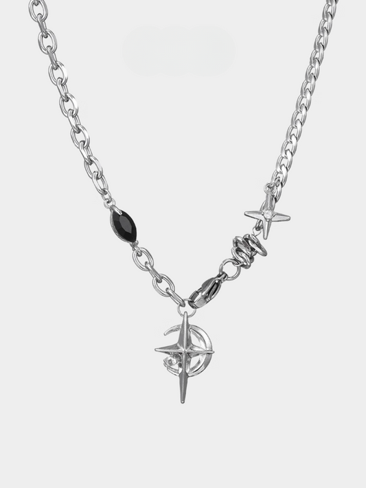 Collier Étoile Lune