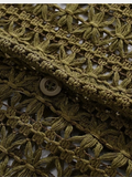 Olive Green Crochet Shirt
